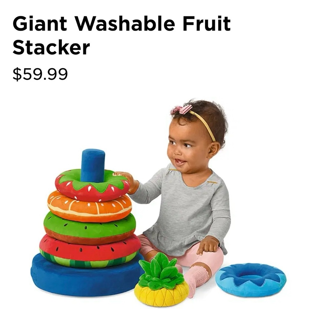Lakeshore Learning soft fruit stacker